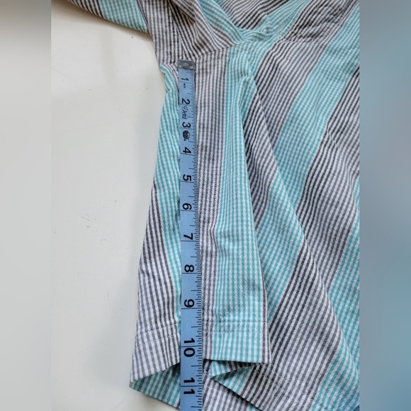 Lululemon Seersucker Men's Shorts Size 36 Blue - Picture 8 of 9